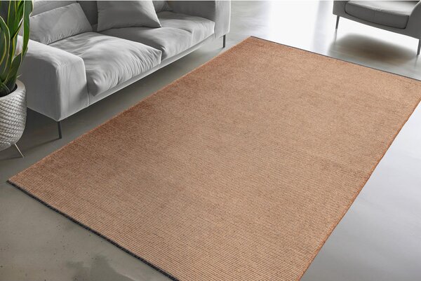 RAVNO TKANA PREPROGA 80/150 cm tkano zlate barve