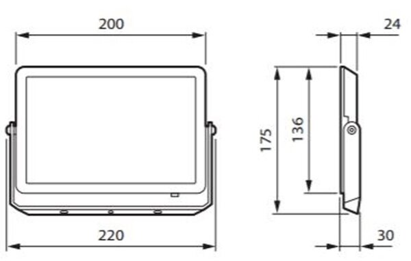 Philips - LED Reflektor DECOFLOOD LED/50W/230V IP65