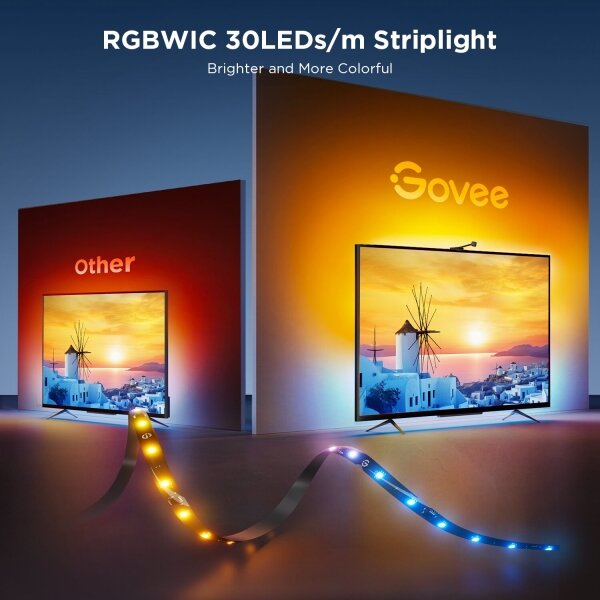 Govee - Backlight 3S Netflix TV 55-65" SMART LED osvetlitev RGBICW Wi-Fi + Daljinski upravljalnik