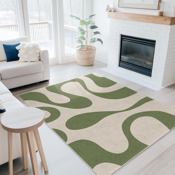 Zelen pralen tekač 80x200 cm Matcha Latte – Mila Home