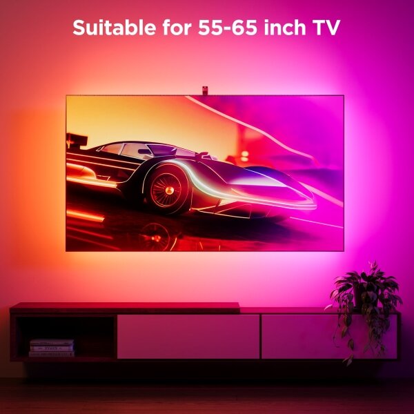 Govee - Backlight 3S Netflix TV 55-65" SMART LED osvetlitev RGBICW Wi-Fi + Daljinski upravljalnik