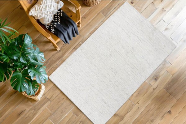 RAVNO TKANA PREPROGA 80/150 cm tkano krem barve