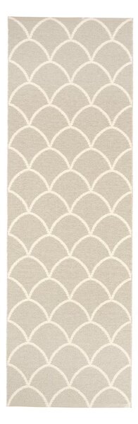 Kremno bel zunanji in notranji tekač 70x225 cm Kotte Linen – Pappelina