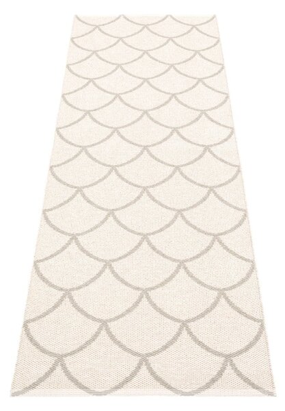 Kremno bel zunanji in notranji tekač 70x225 cm Kotte Linen – Pappelina