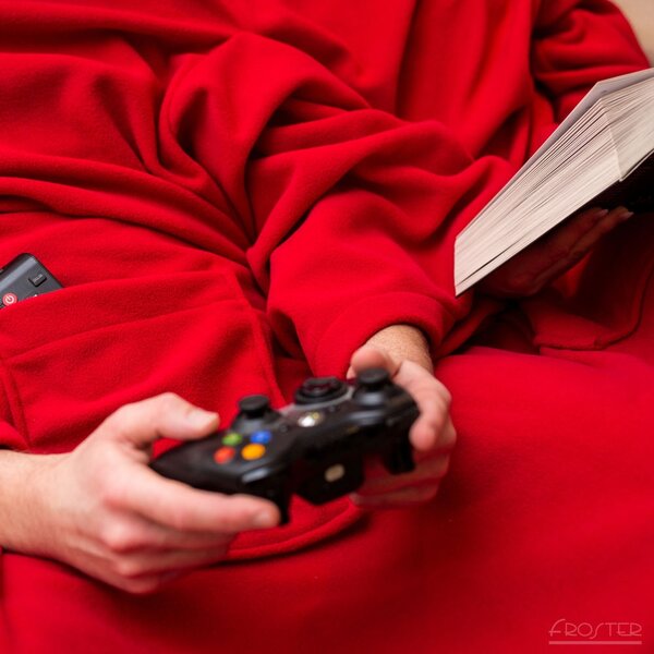 Odeja z rokavi za pare – XXL polar flis