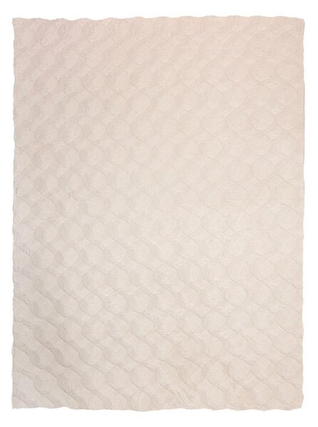PREPROGA Z VISOKIM FLOROM 120/170 cm tkano krem barve