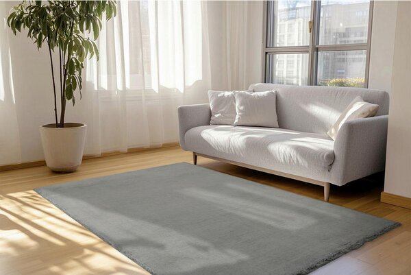 PREPROGA Z VISOKIM FLOROM 120/170 cm tkano siva