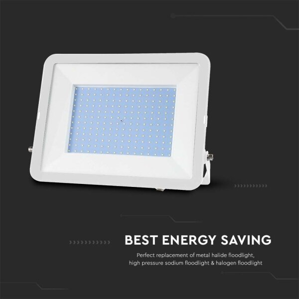 LED Reflektor SAMSUNG CHIP LED/300W/230V 4000K IP65 bela