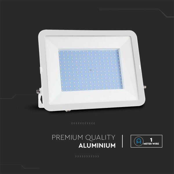 LED Reflektor SAMSUNG CHIP LED/300W/230V 4000K IP65 bela