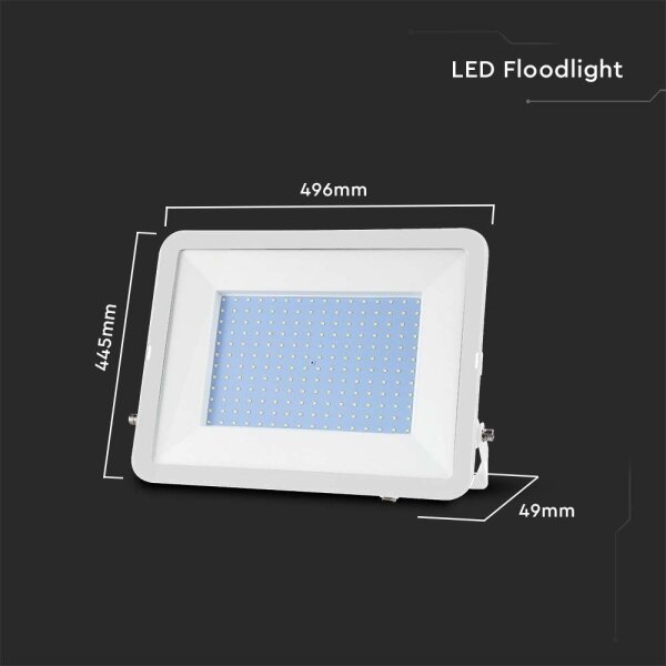 LED Reflektor SAMSUNG CHIP LED/300W/230V 4000K IP65 bela