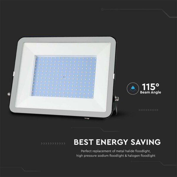 LED Reflektor SAMSUNG CHIP LED/300W/230V 4000K IP65 črna