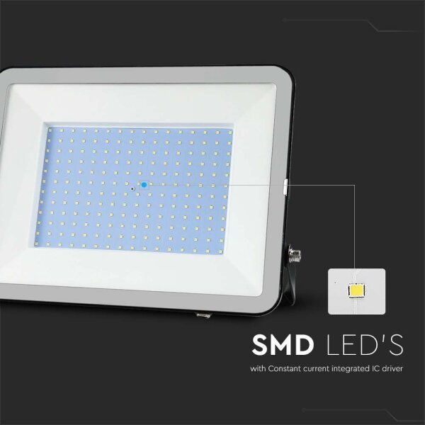 LED Reflektor SAMSUNG CHIP LED/300W/230V 4000K IP65 črna