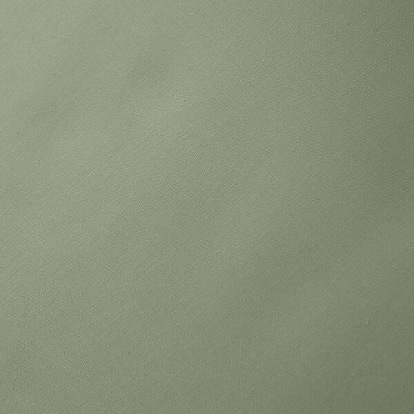 Zelena napenjalna rjuha iz bombažnega perkala 90x190 cm Cotton Percale – Bianca