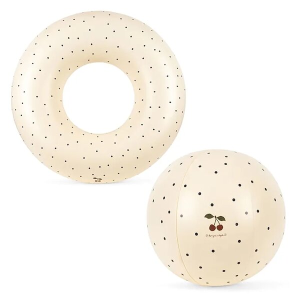 Konges Sløjd Otroški plavalni obroč Konges Sløjd SWIM RING AND BEACH BALL SET