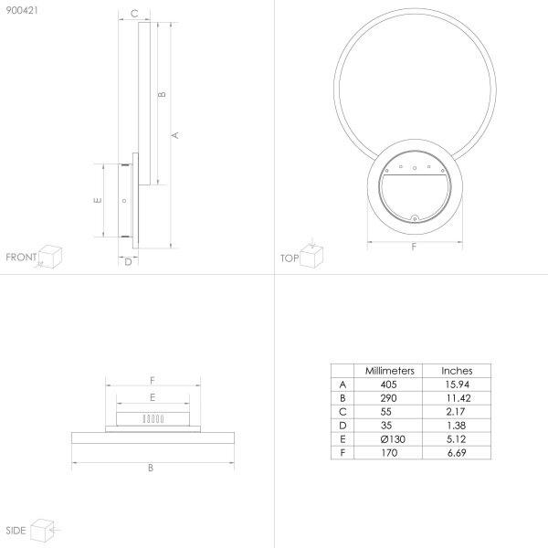 Eglo 900421 - LED Zatemnitvena stropna svetilka GAFARES LED/15W/230V črna + Daljinski upravljalnik