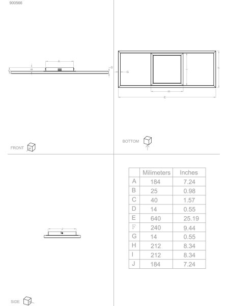 Eglo 900566 - LED RGBW Zatemnitvena stropna svetilka CALAGRANO-Z LED/21W/230V