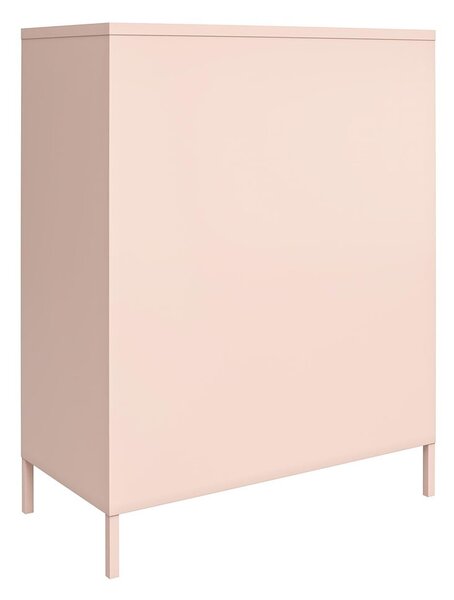 Rožnata kovinska omarica 40x102x80 cm Mission District – Støraa