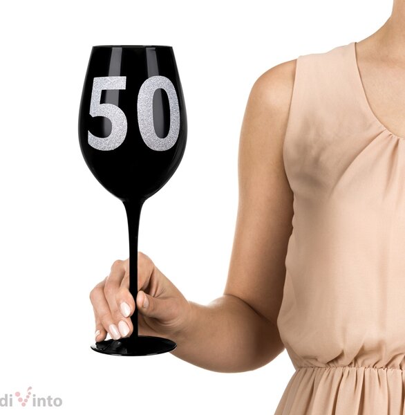 Velik vinski kozarec – 50 ČRNA