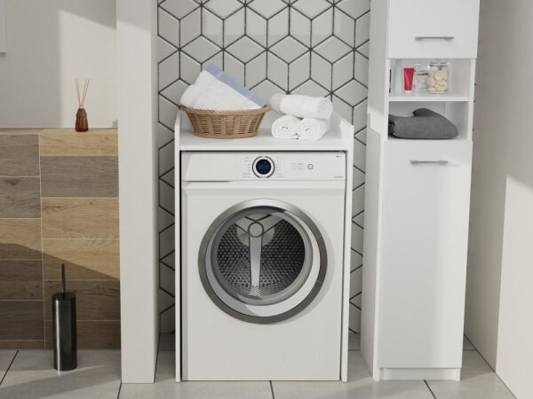 Washing stroj cabinet POLA 98x64 cm bela