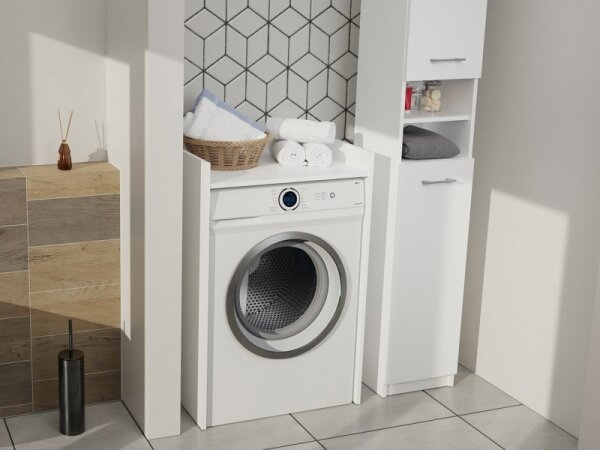 Washing stroj cabinet POLA 98x64 cm bela