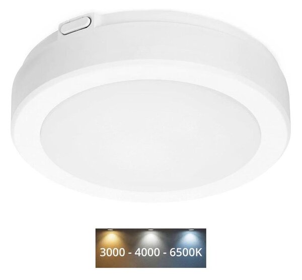 LED Kopalniška stropna svetilka NAIROS LED/12W/230V 3000/4000/6500K IP65 bela