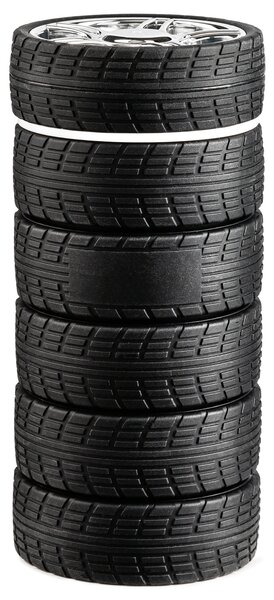 Zložljiva silikonska steklenica v obliki gume – TYRES