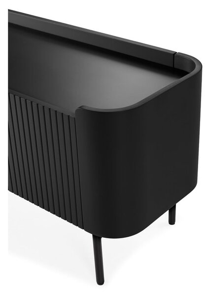 Črna TV omarica 180x55x40 cm Willa – MOME
