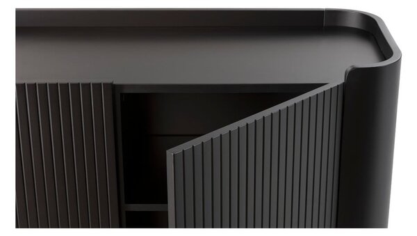 Črna TV omarica 180x55x40 cm Willa – MOME