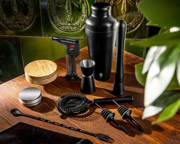 Set za koktajle in dimljenje viskija – DELUXE