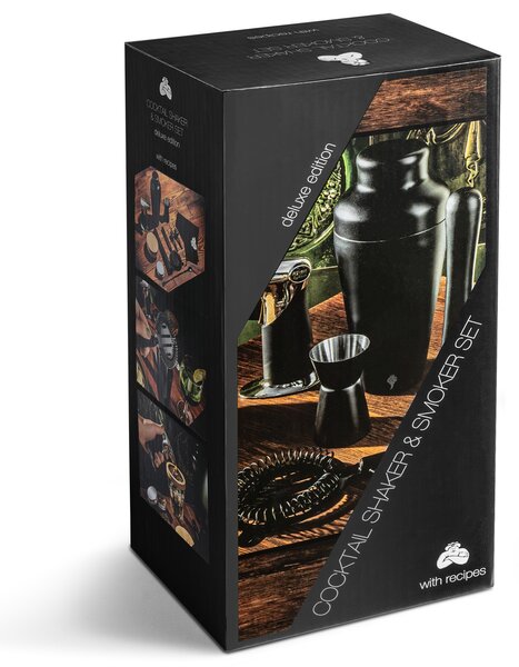 Set za koktajle in dimljenje viskija – DELUXE