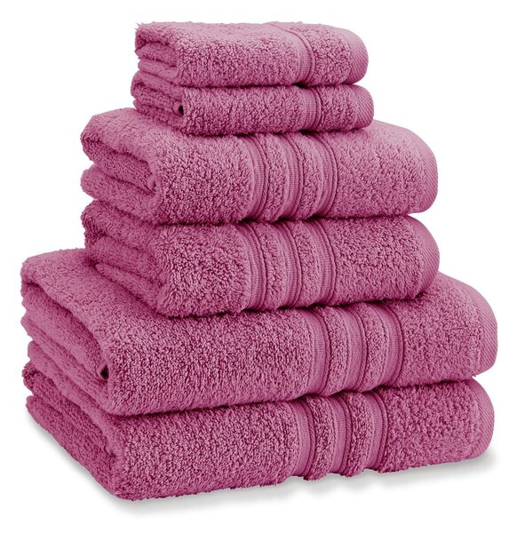 Temno rožnati frotirni bombažni komplet brisač 6 ks Zero Twist – Catherine Lansfield