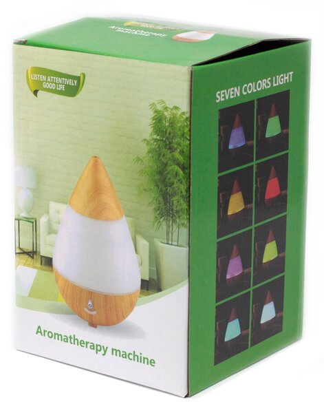 Aroma difuzor v obliki kaplje z LED osvetlitvijo – 235 ml
