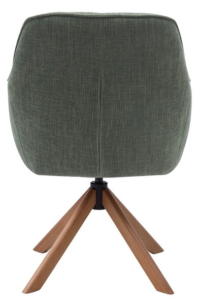 Zeleni oblazinjeni jedilni stoli v kompletu 2 ks Avola – Unique Furniture