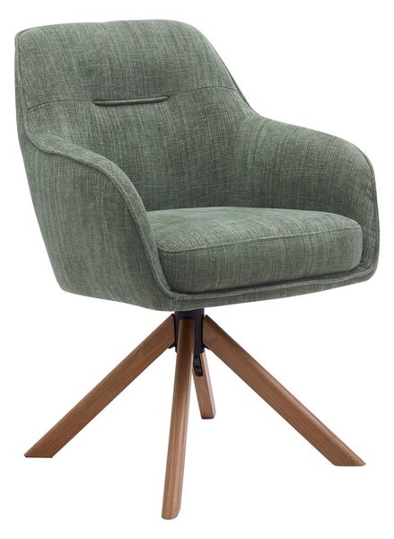 Zeleni oblazinjeni jedilni stoli v kompletu 2 ks Avola – Unique Furniture