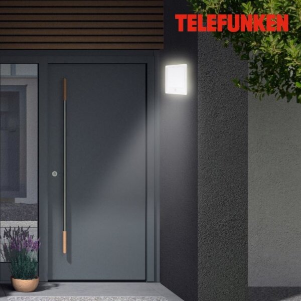 Telefunken 313806TF - LED Zunanja svetilka s senzorjem LED/15W/230V IP44