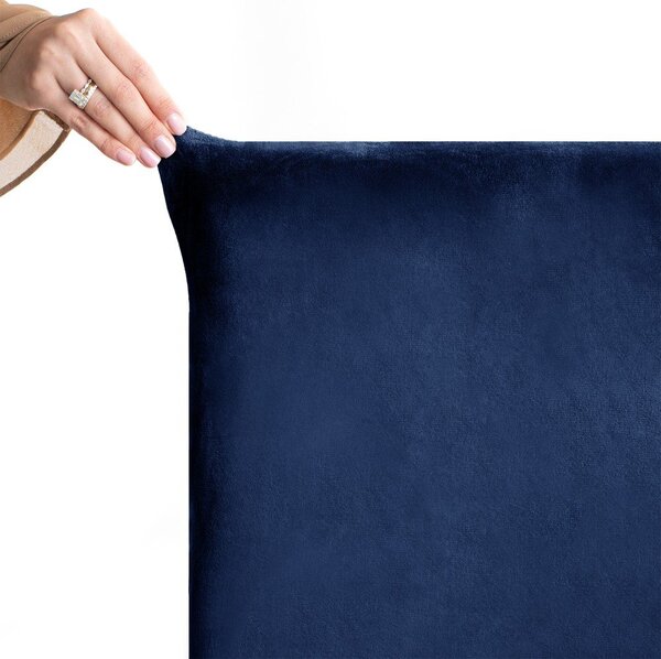 Modre raztegljive prevleke v kompletu 4 ks za stol 48 cm Sento – Restilo