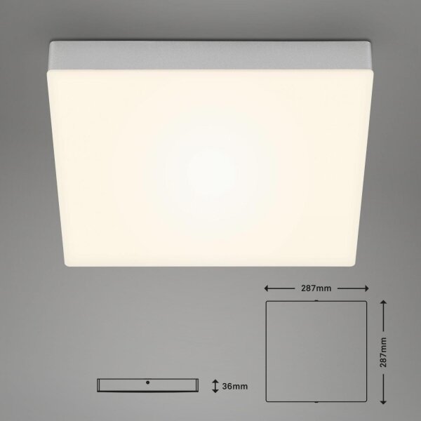 Briloner 7071-014 - LED Stropna svetilka FLAME LED/21W/230V 3000K 28,7x28,7 cm