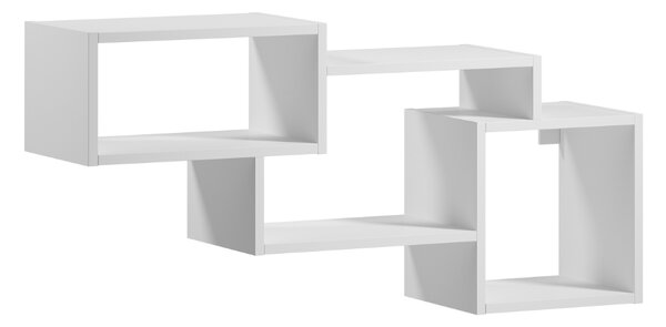 Stenska polica ALITTY 96x46 cm, bela