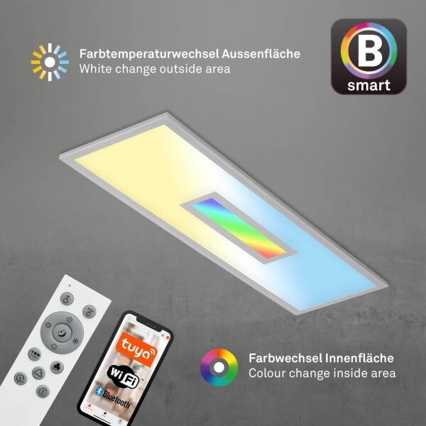 Brilo-LED RGB Zatemnitveni panel CENTRO LED/28W/230V Wi-Fi Tuya + Daljinski upravljalnik