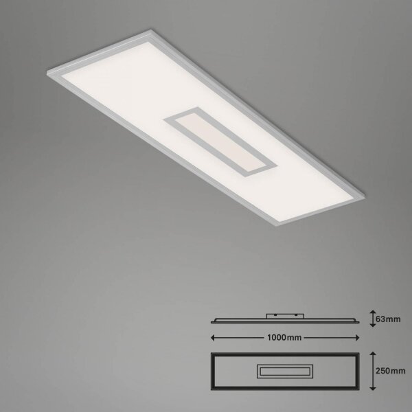 Brilo-LED RGB Zatemnitveni panel CENTRO LED/28W/230V Wi-Fi Tuya + Daljinski upravljalnik