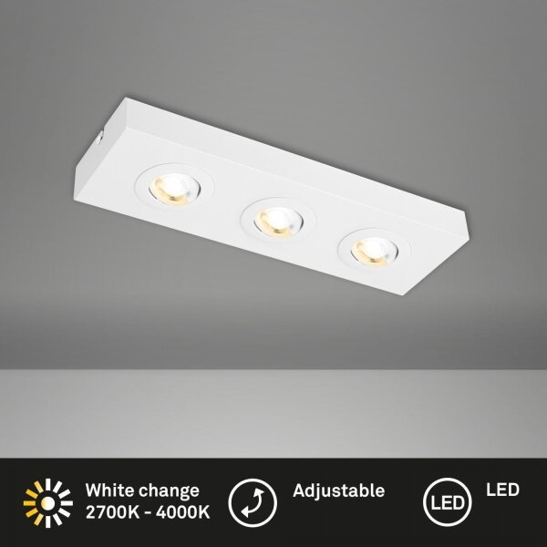 Briloner 3996036 - LED Reflektor CTS 3xLED/4W/230V 2700/4000K bela