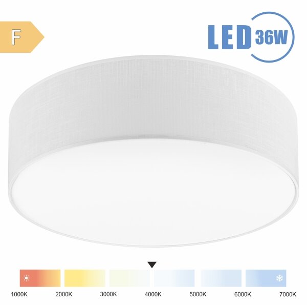 Brilagi - LED Stropna svetilka SIRIJA LED/36W/230V pr. 45 cm bela