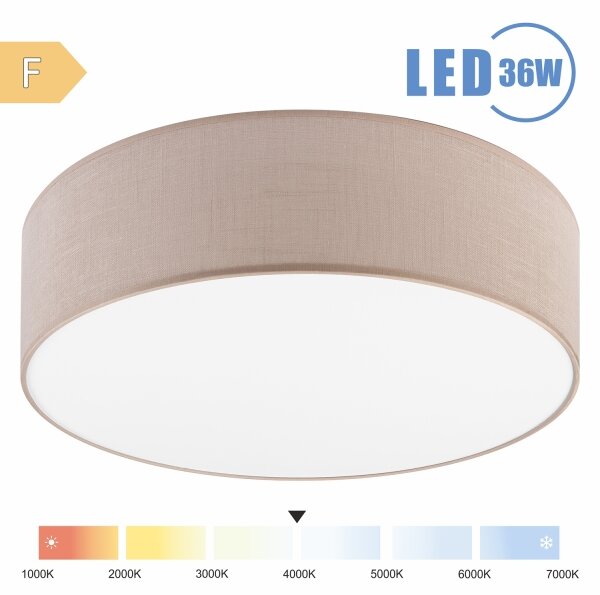 Brilagi - LED Stropna svetilka SIRIJA LED/36W/230V pr. 45 cm bež