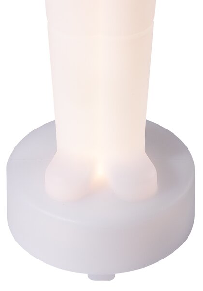 Božična namizna svetilka bela z LED zatemnitvijo in polnilno RGBW-IC - Nutcracker