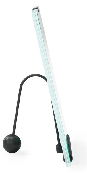 Črn steklen stoječ okvir 19x23 cm Flute – Umbra