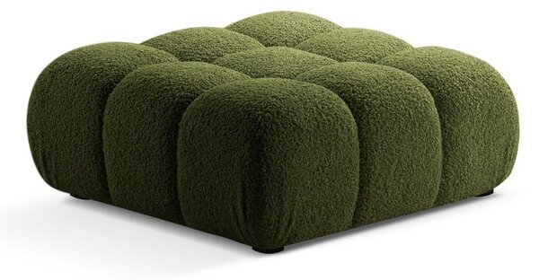 Zelen modularni otoman iz tkanine bouclé Bellis – Micadoni Home