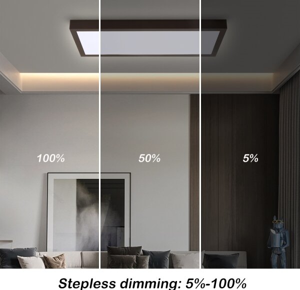 Brilagi - LED Zatemnitvena svetilka FRAME SMART LED/30W/230V črna IP44 + Daljinski upravljalnik