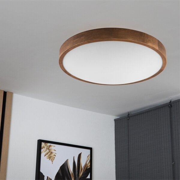 Brilagi - LED Stropna svetilka CARVALHO SLIM 3xE27/60W/230V hrast pr. 47 cm