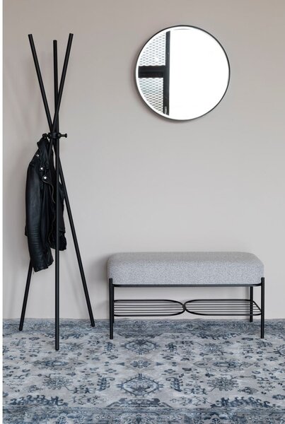 Svetlo siva klop White Label Milou