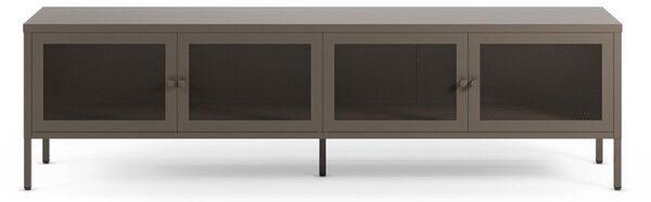Siva kovinska TV omarica 160x50x35 cm Fayna – Marckeric